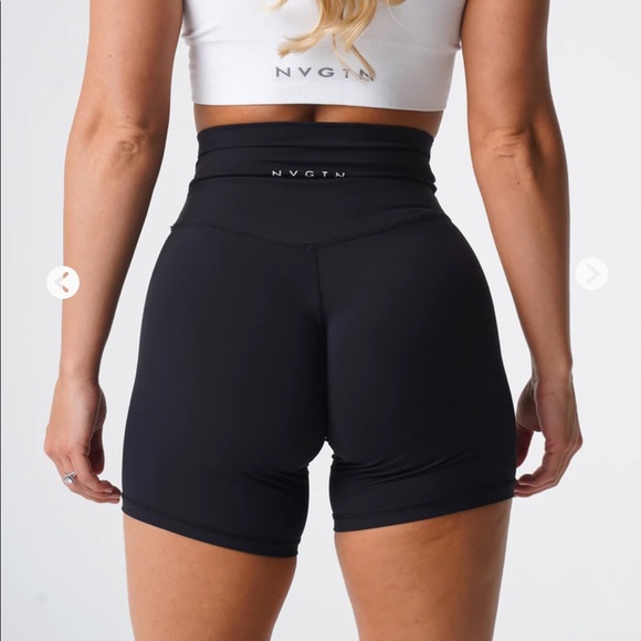 NWT! NVGTN Black Signature 2.0 Shorts - Picture 2 of 7